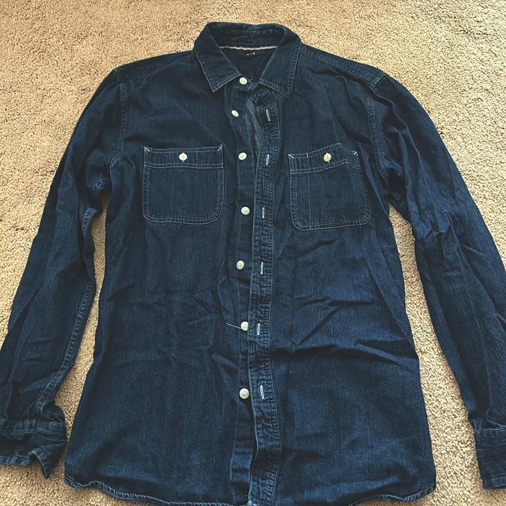 Uniqlo Denim Long Sleeve Button shirt